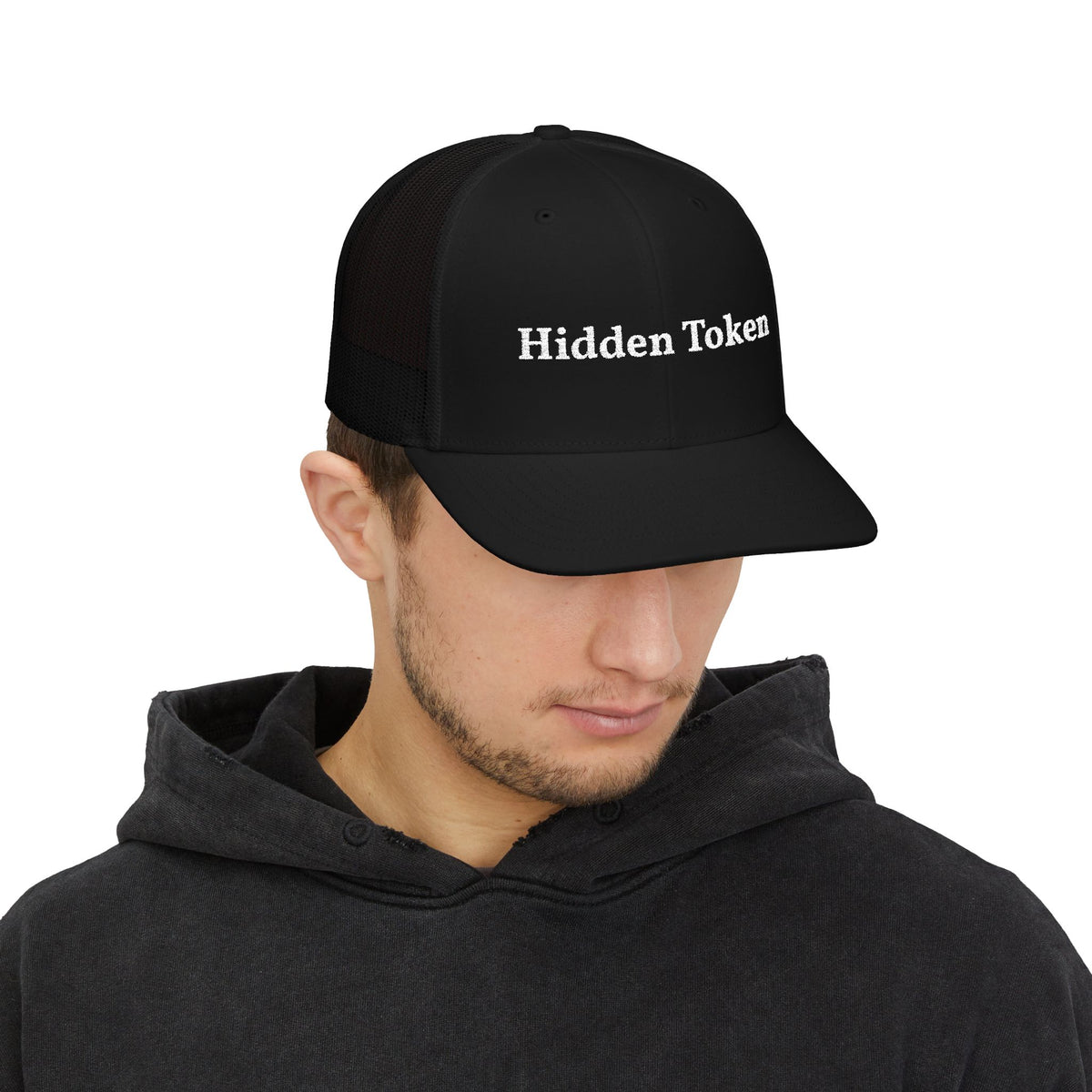Embroidered Trucker Hat - 