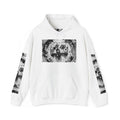 Hidden Token Skull Mandala Hoodie — Gothic Black & White Graphic Pullover